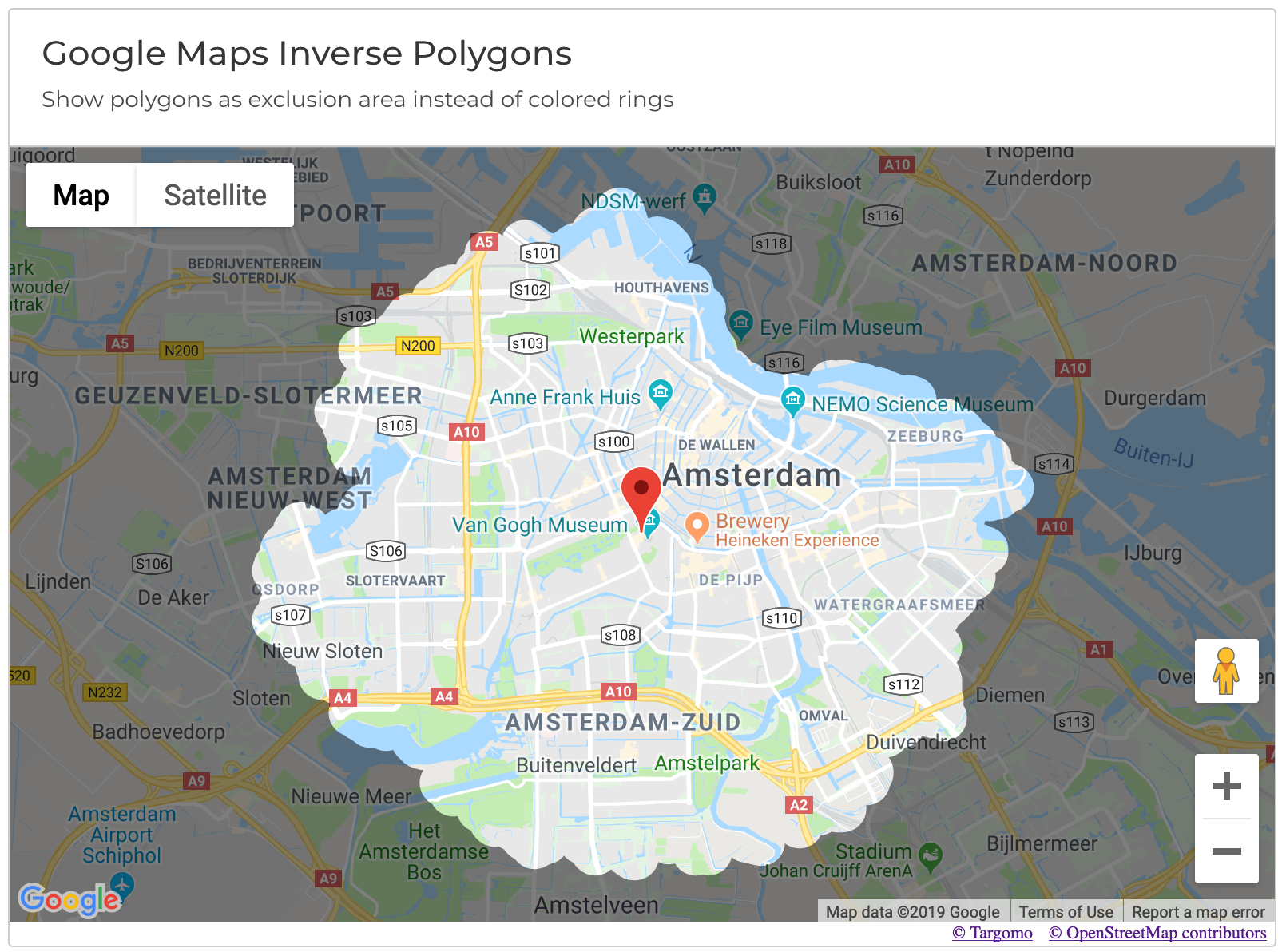 Google Maps Inverse Polygons