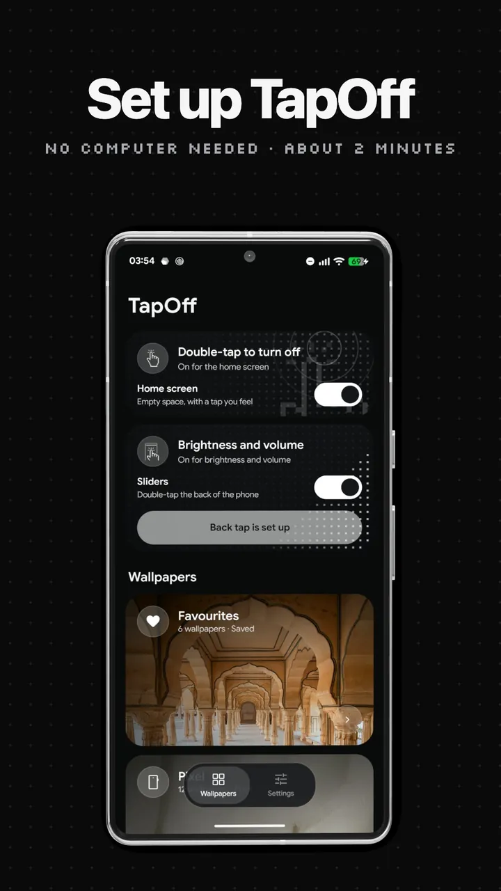 The setup video: tap to watch it on the website