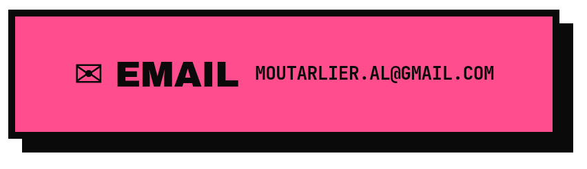 Email moutarlier.al@gmail.com