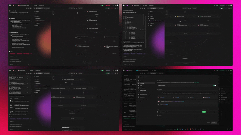 Build a full app from one prompt with Taskade Genesis