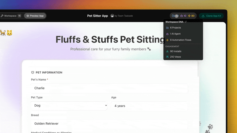 Publish AI apps to your own page in the Community Gallery