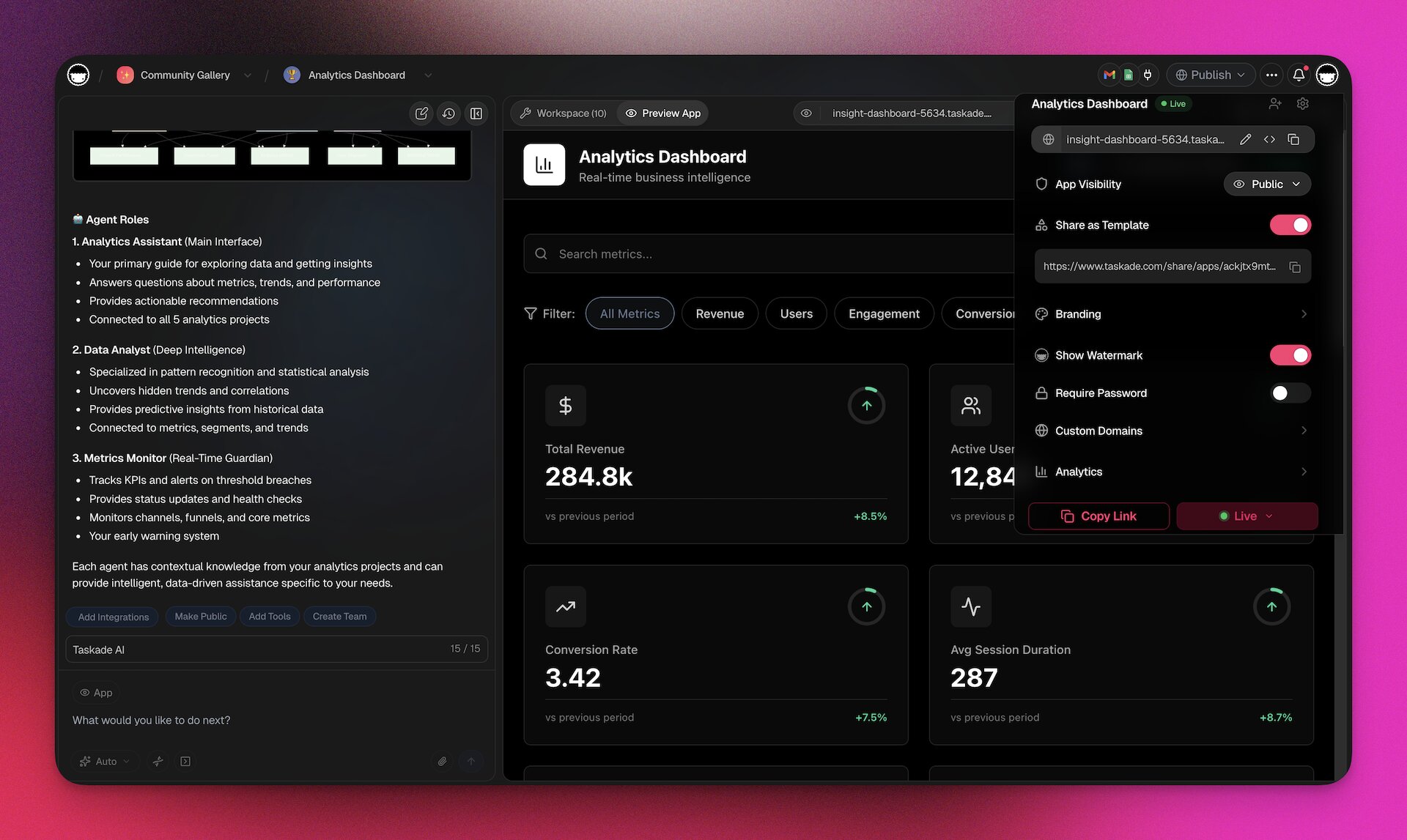 Publish & Share Apps