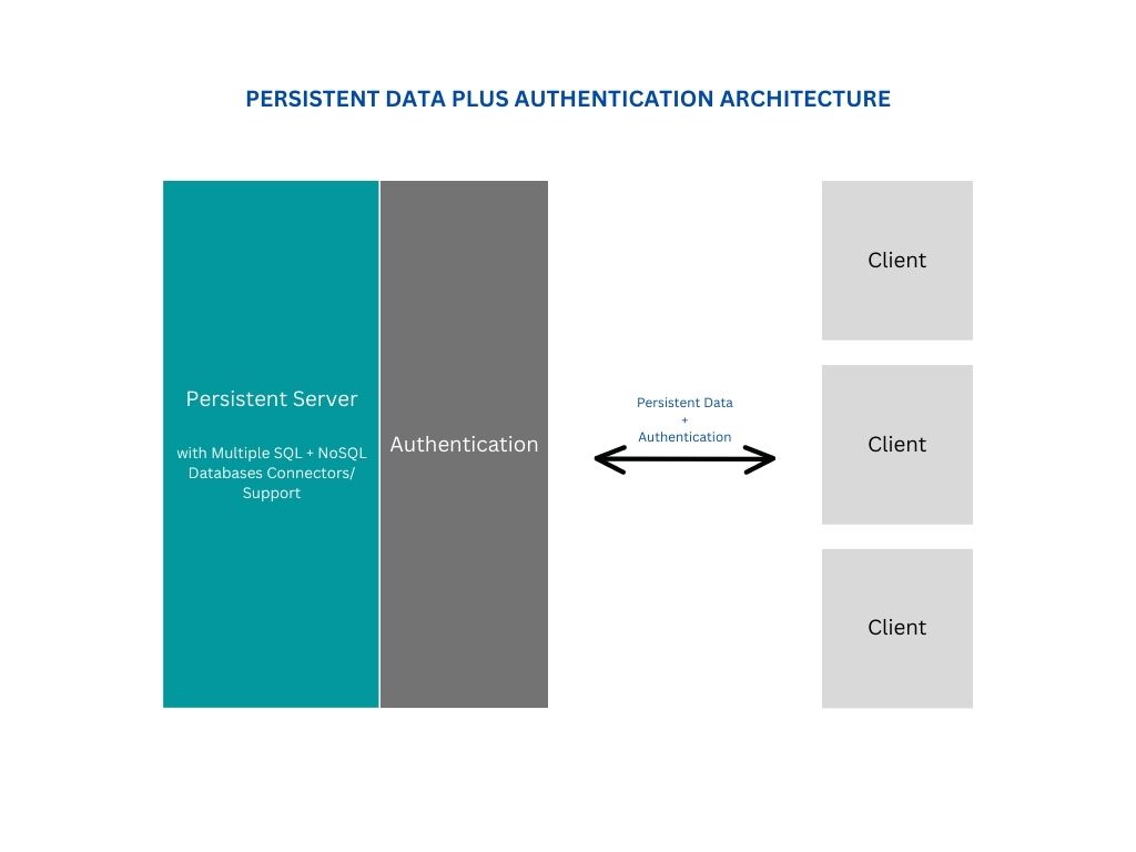 Authentication and Data Persistence Architecture
