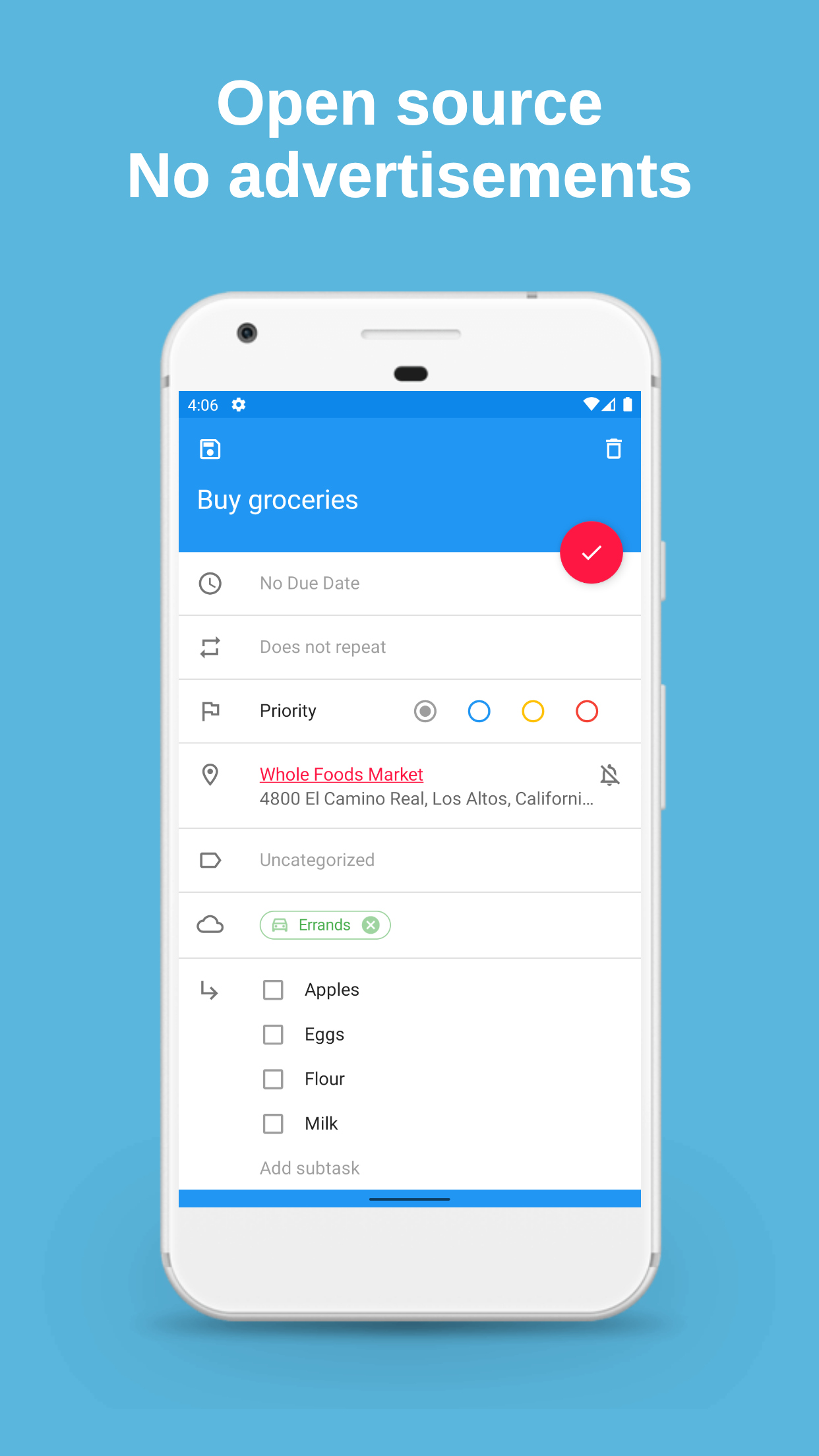 Screenshot 1 of Tasks — opens full size