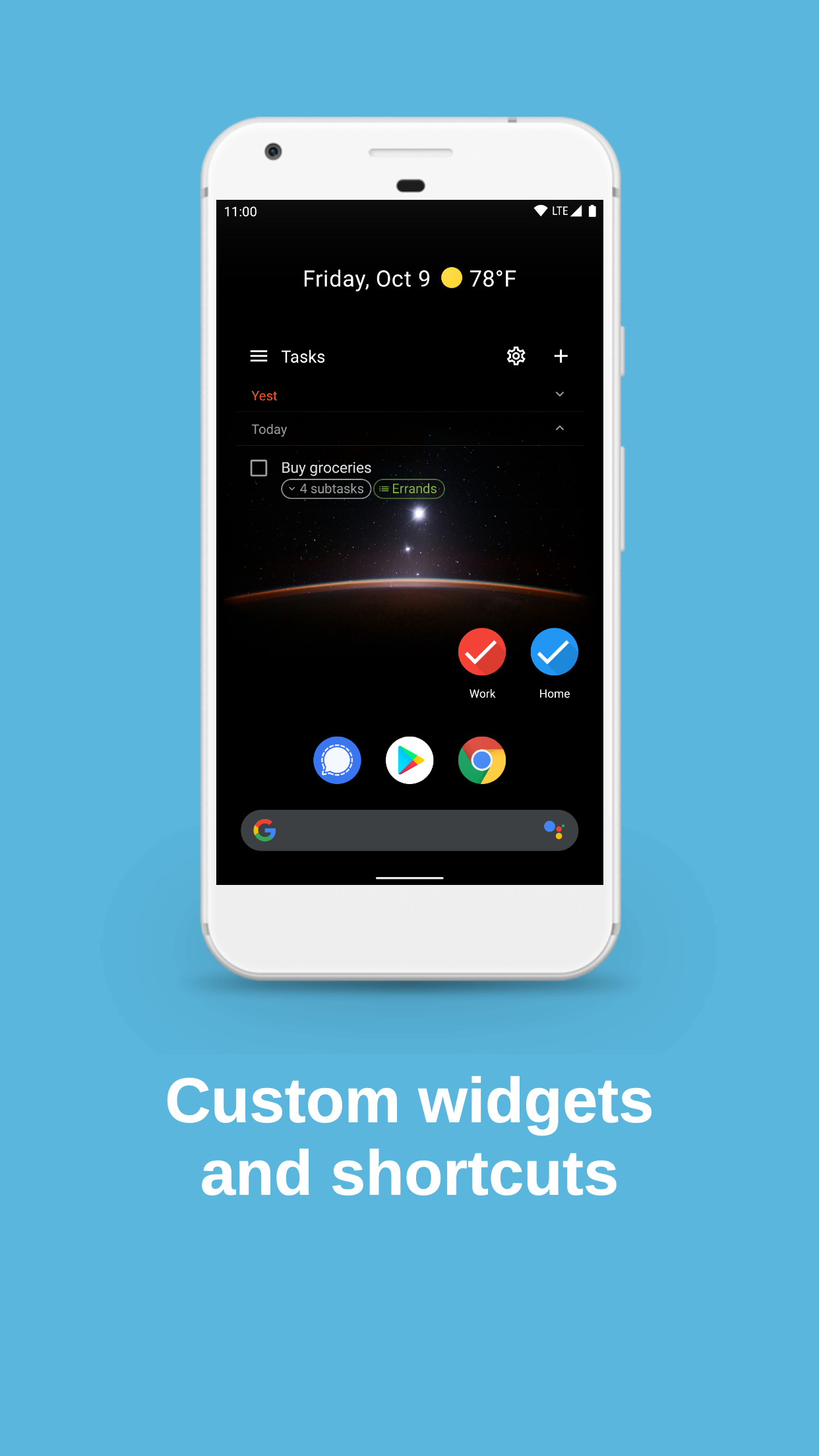 Screenshot 3 of Tasks — opens full size