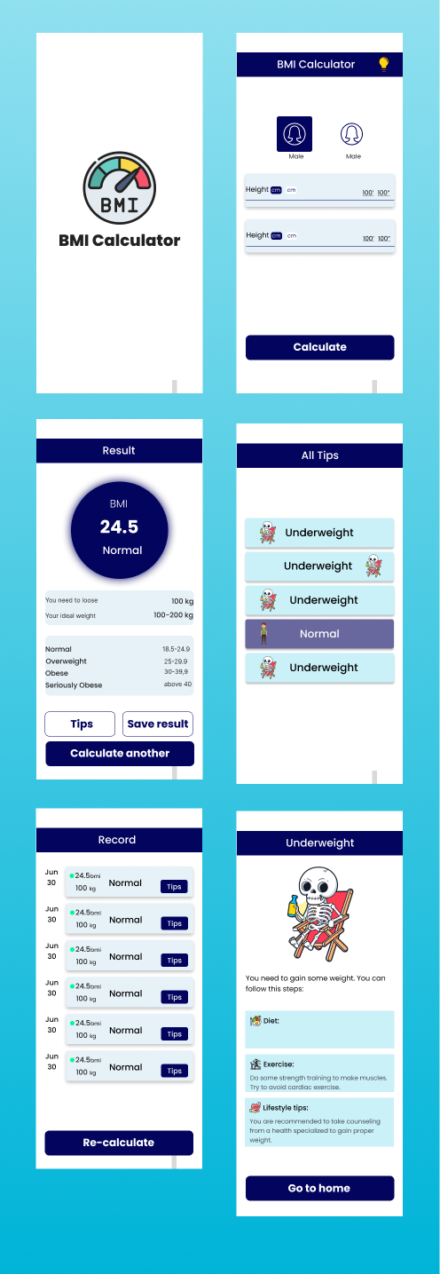 BMI Calculator App With Google Admob Ads Integrated - 1