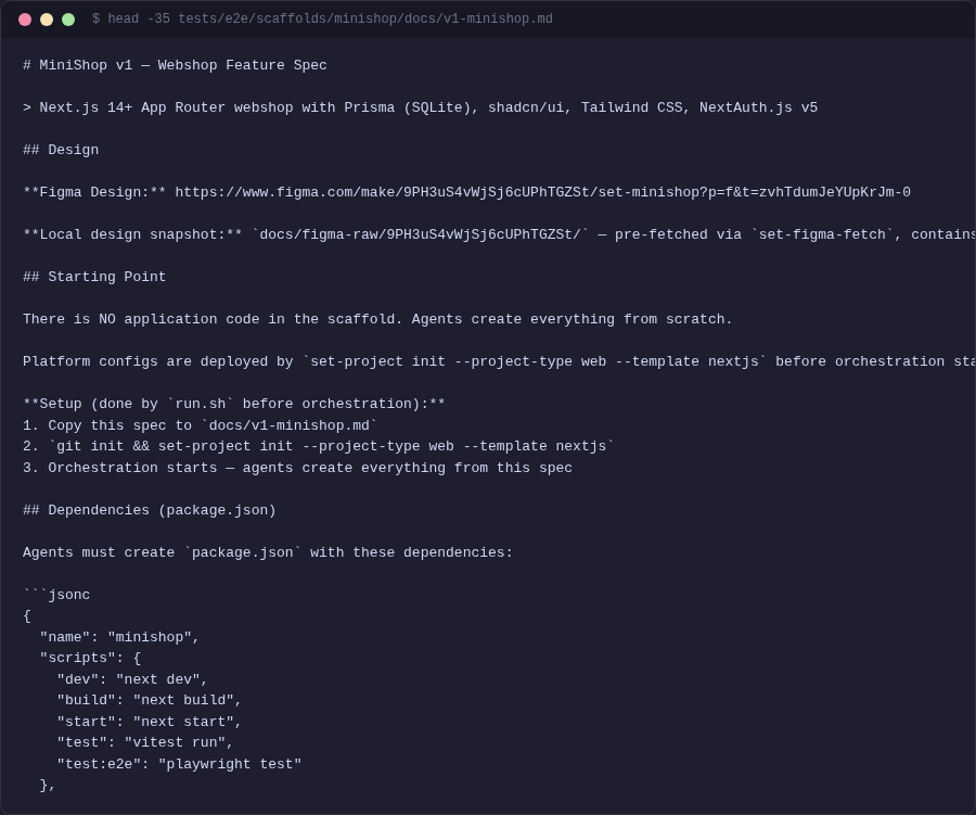 Markdown spec — the input