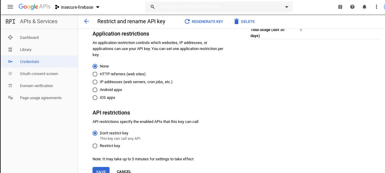 alt api-restriction