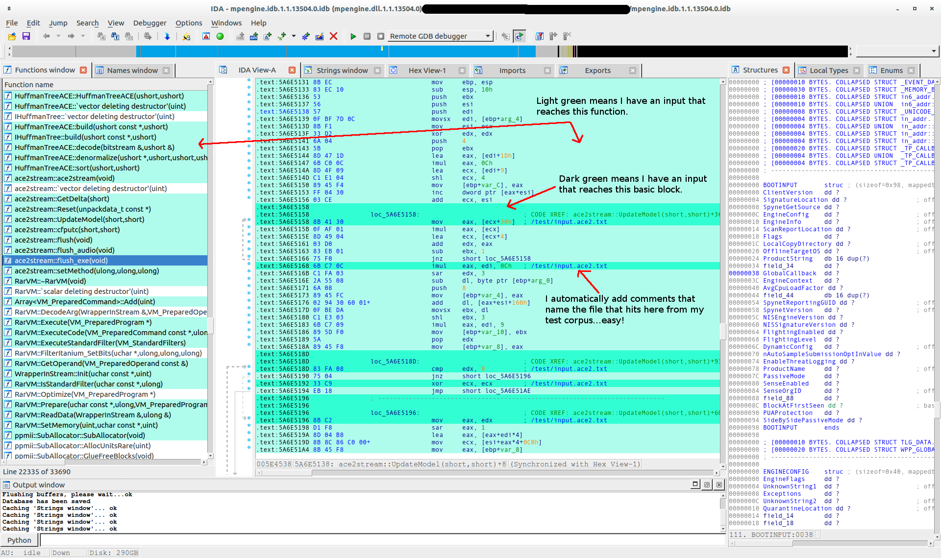 Annotated IDB