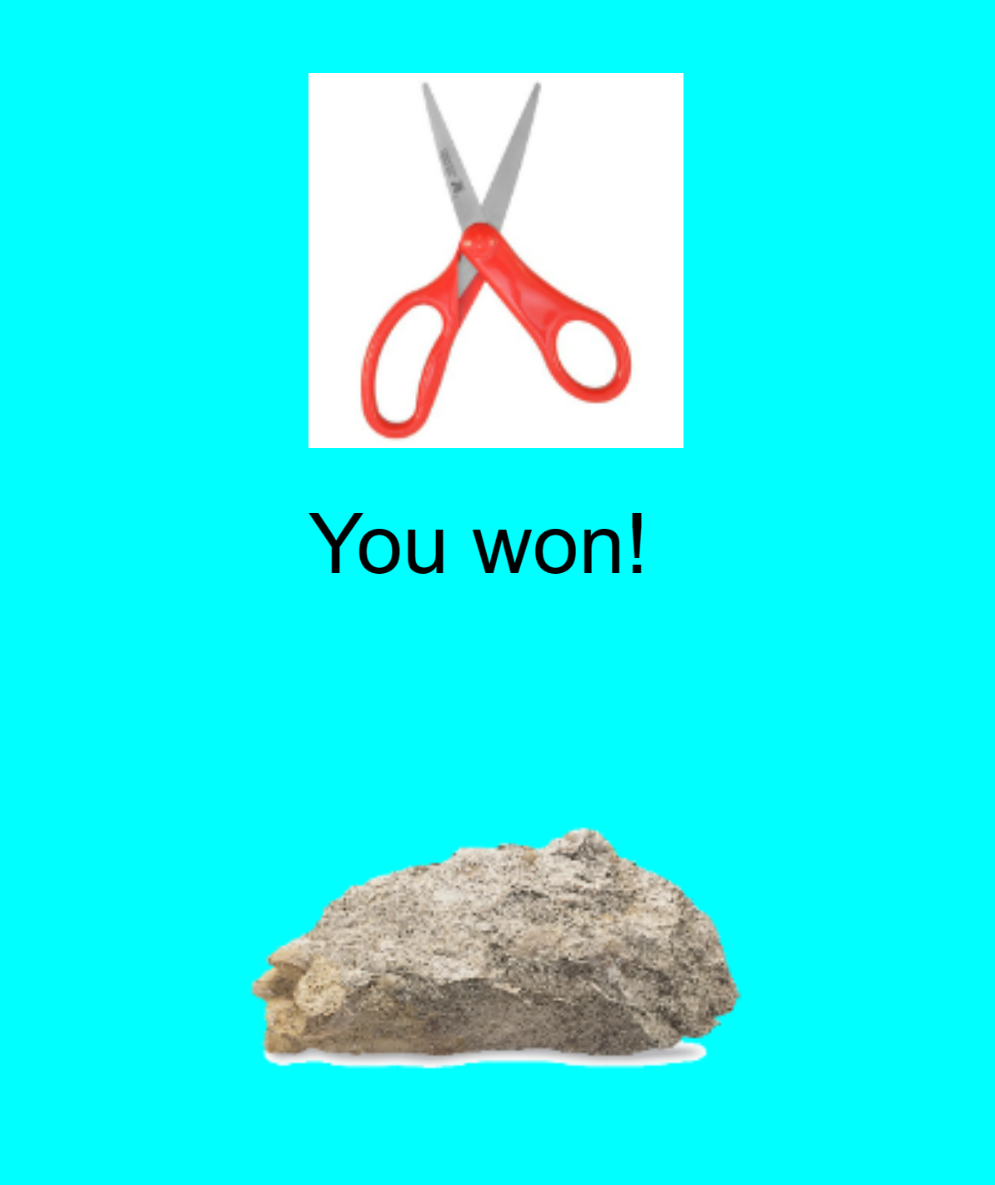 Rock, Paper, Scissors game demo