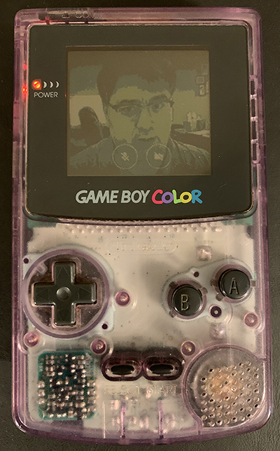 displaying images on a Game Boy