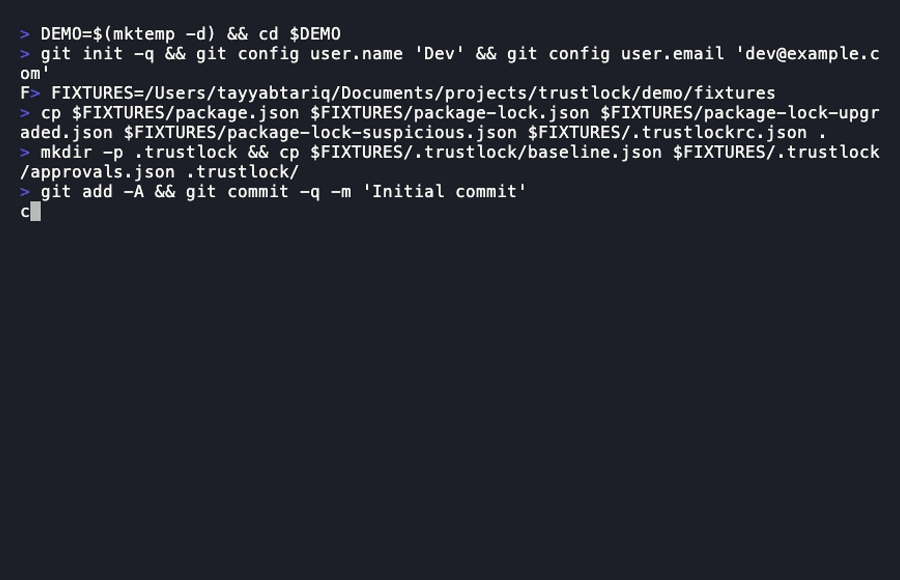 trustlock demo