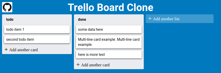 GitHub - dylankb/trello-bone: A mostly* pixel-perfect rendition of Trello  featuring lists, cards, and drag-n-drop