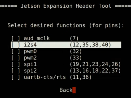 Jetson Expansion Screen