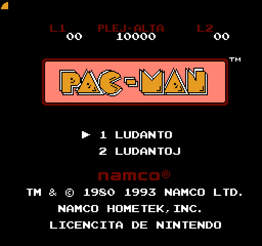 Title screen