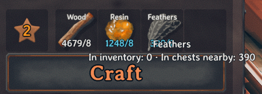 The tooltip of a material