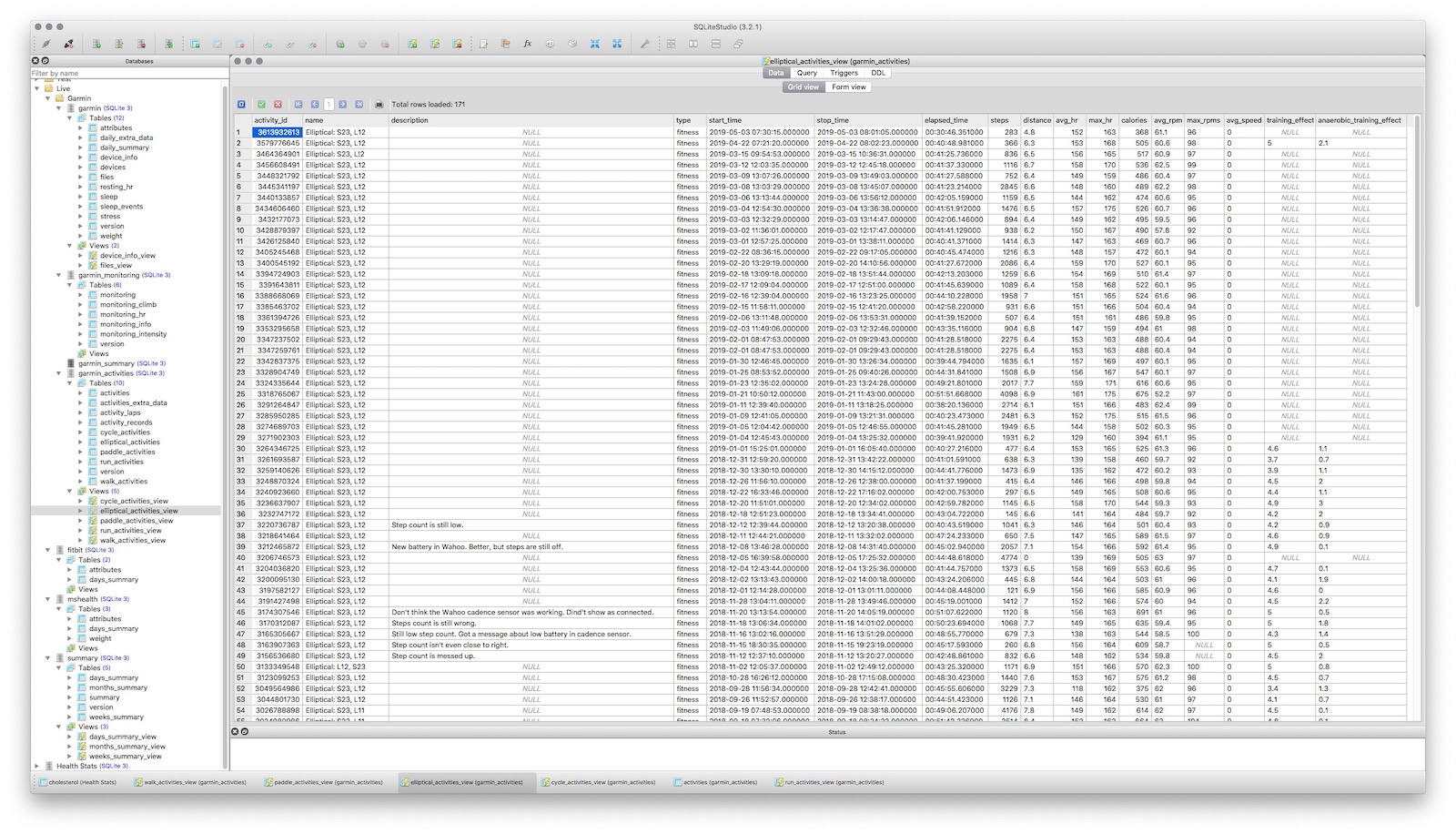 Screenshots · tcgoetz/GarminDB Wiki · GitHub
