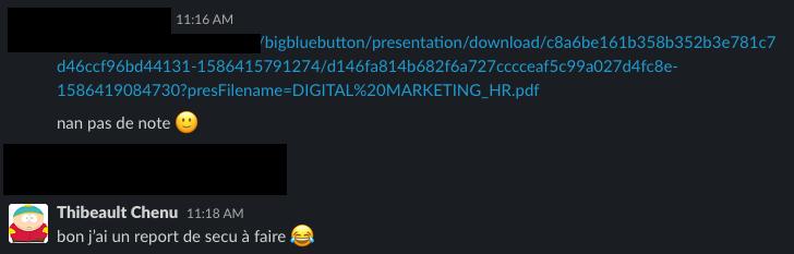 学校的 Slack