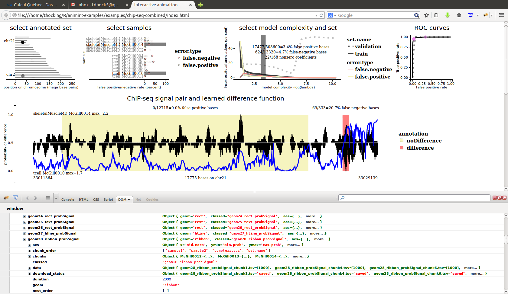 firebug on animint