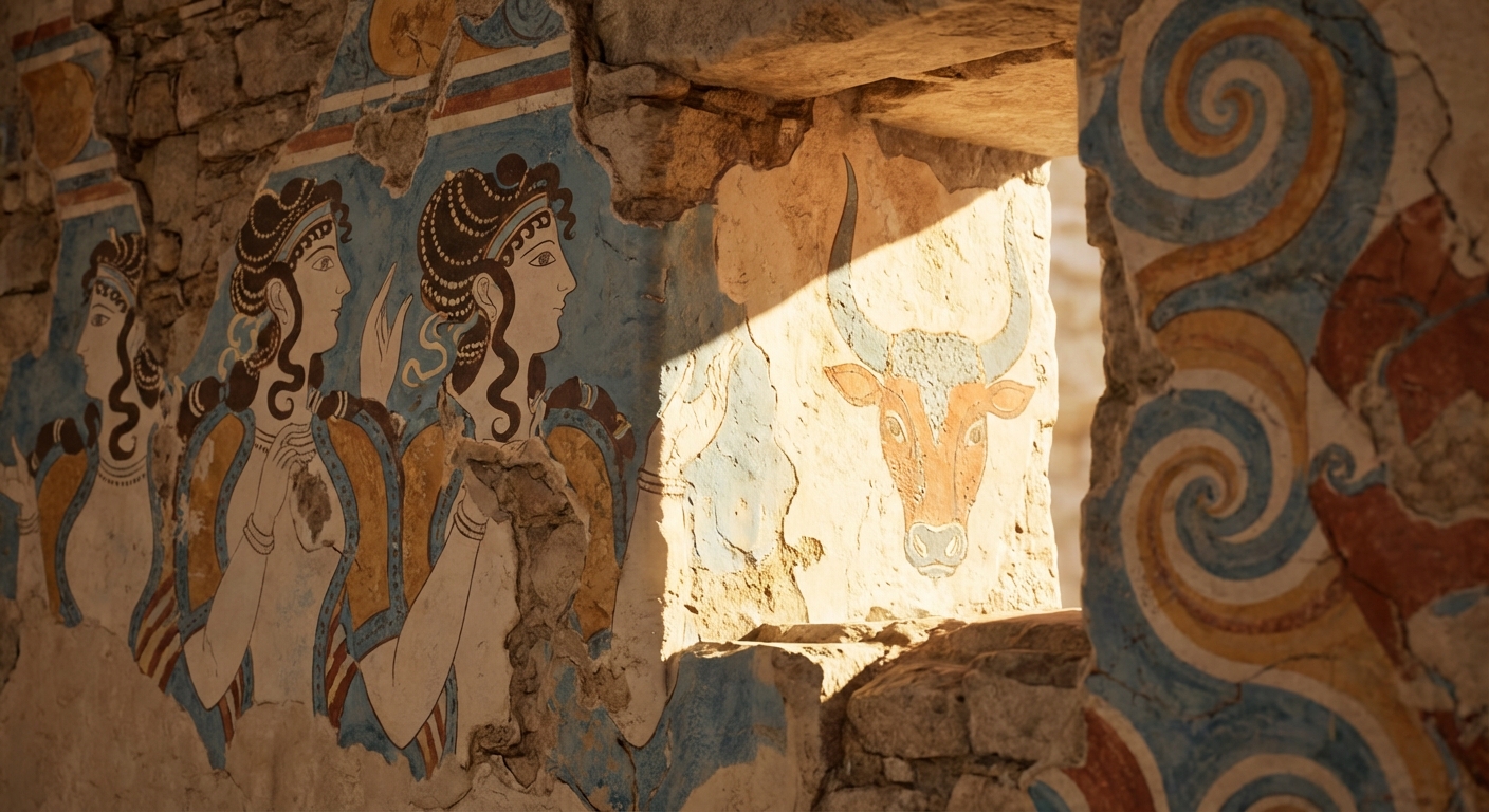 Minoan fresco