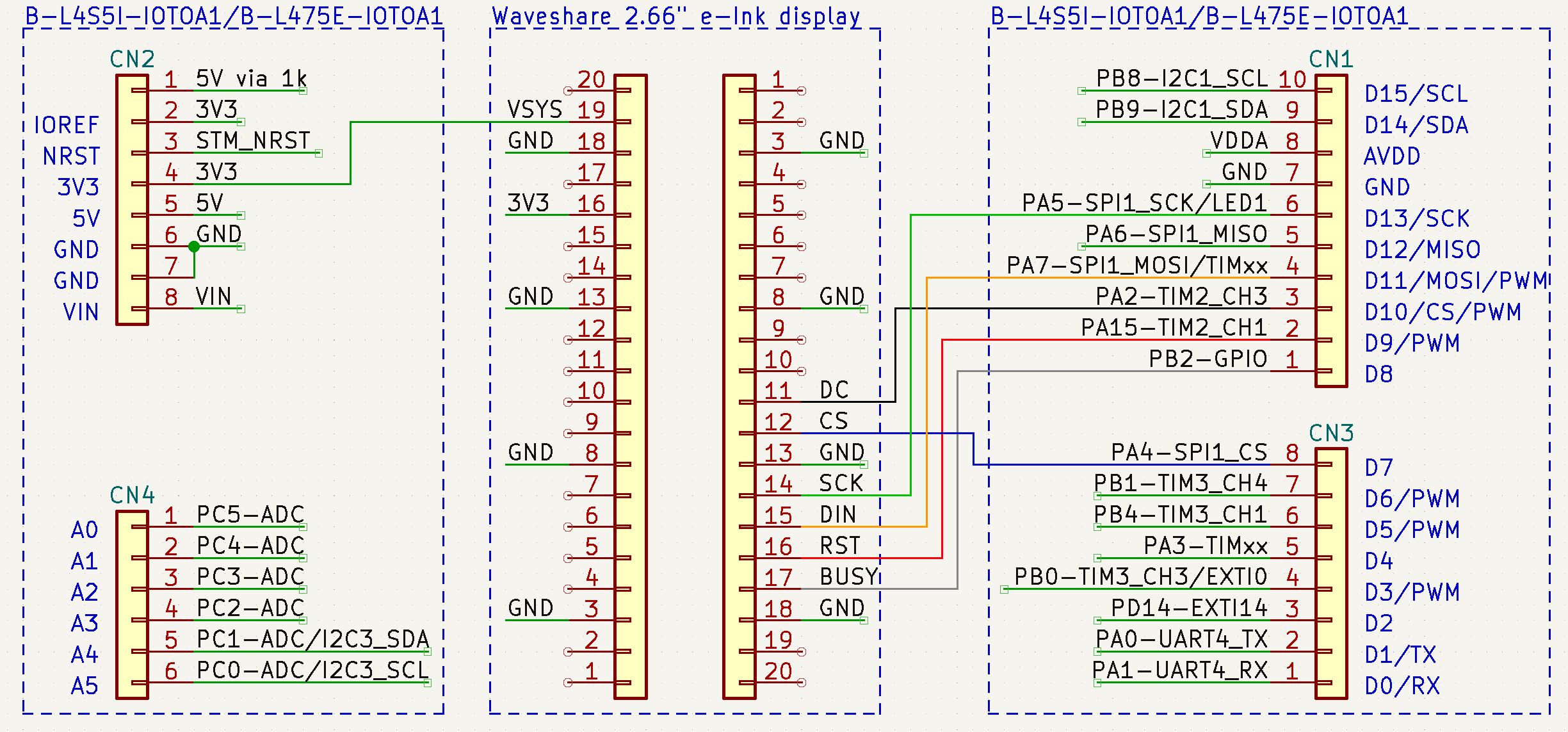 display wiring diagram