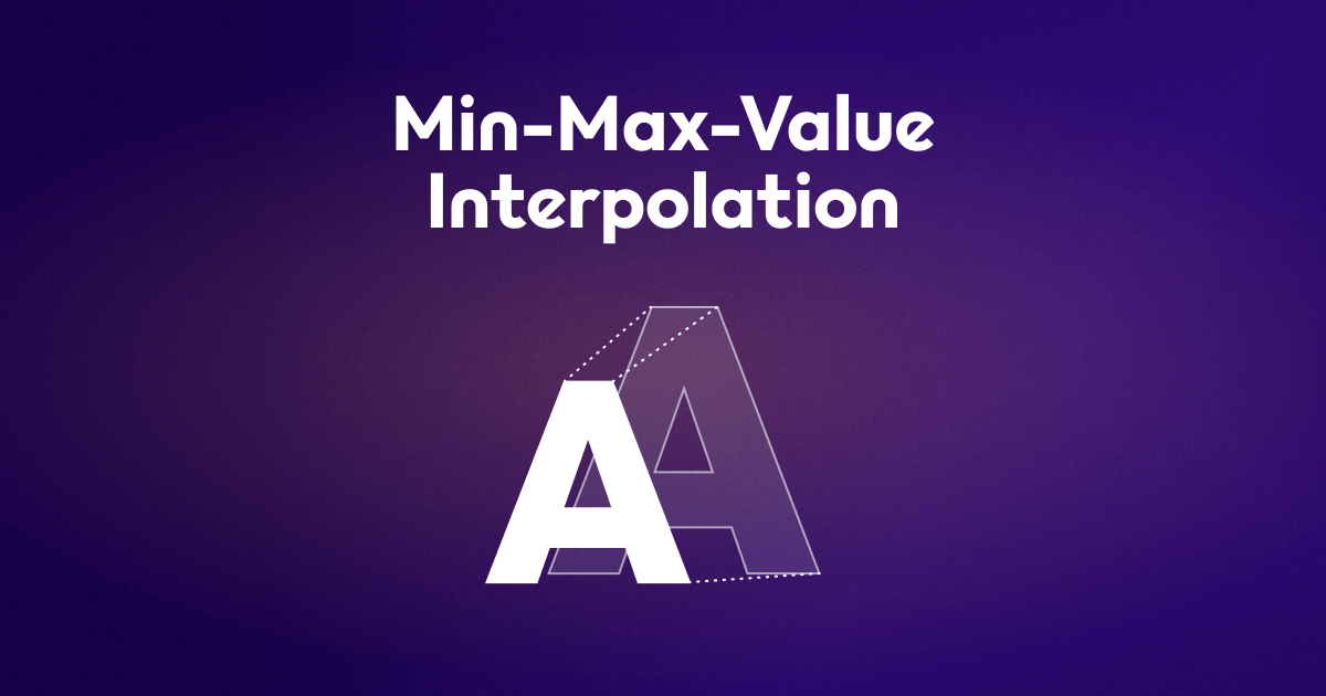 Min-Max-Value Interpolation