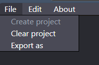 Export as for decryption