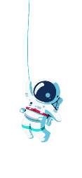 flying astronaut