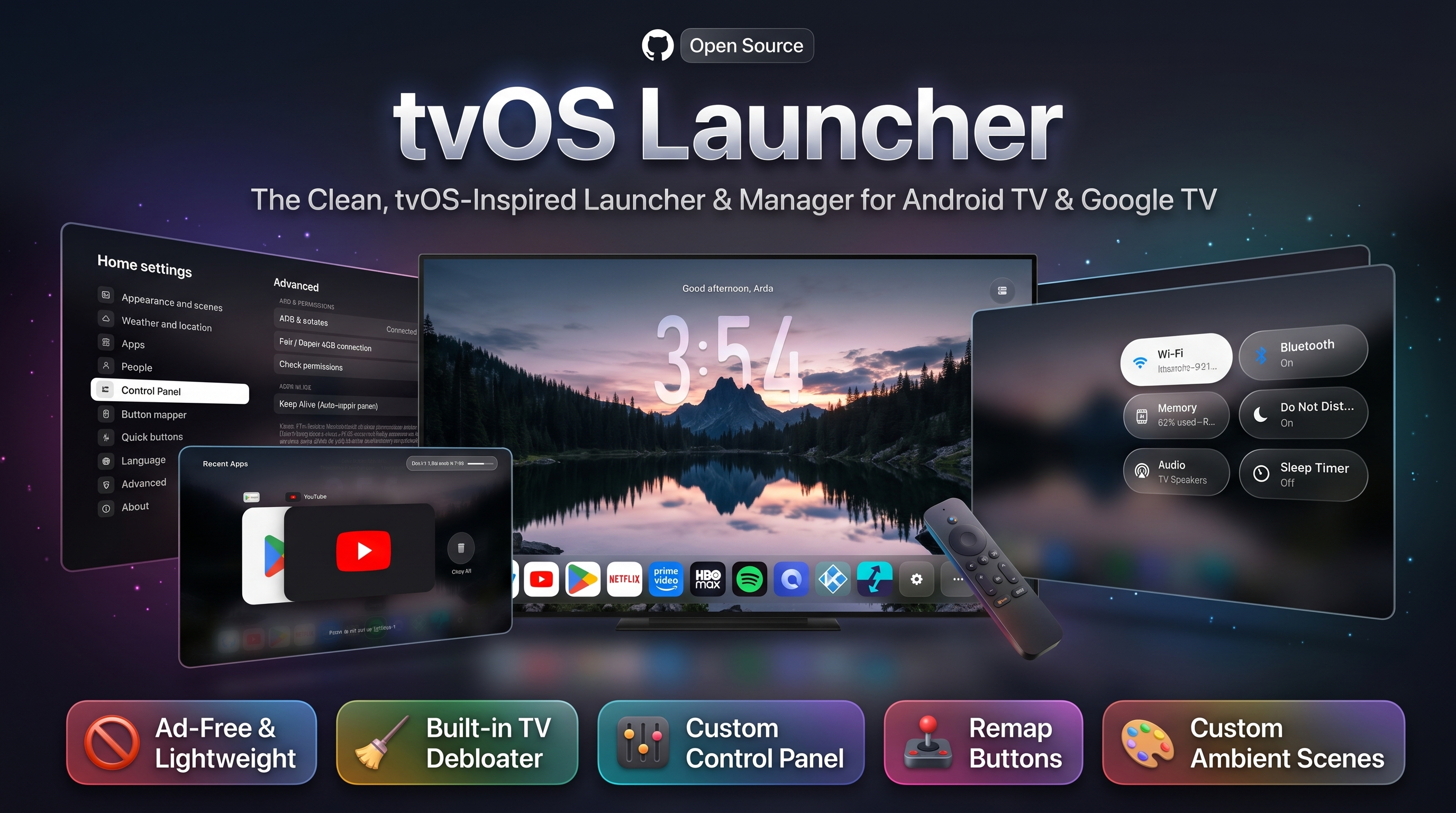 tvOS Launcher Header