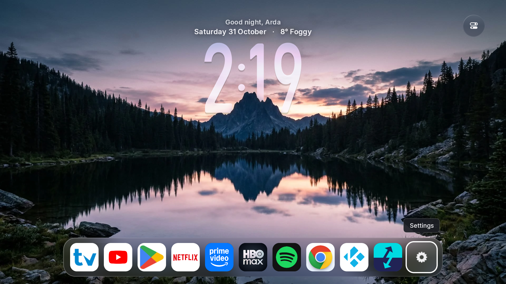 Home Screen