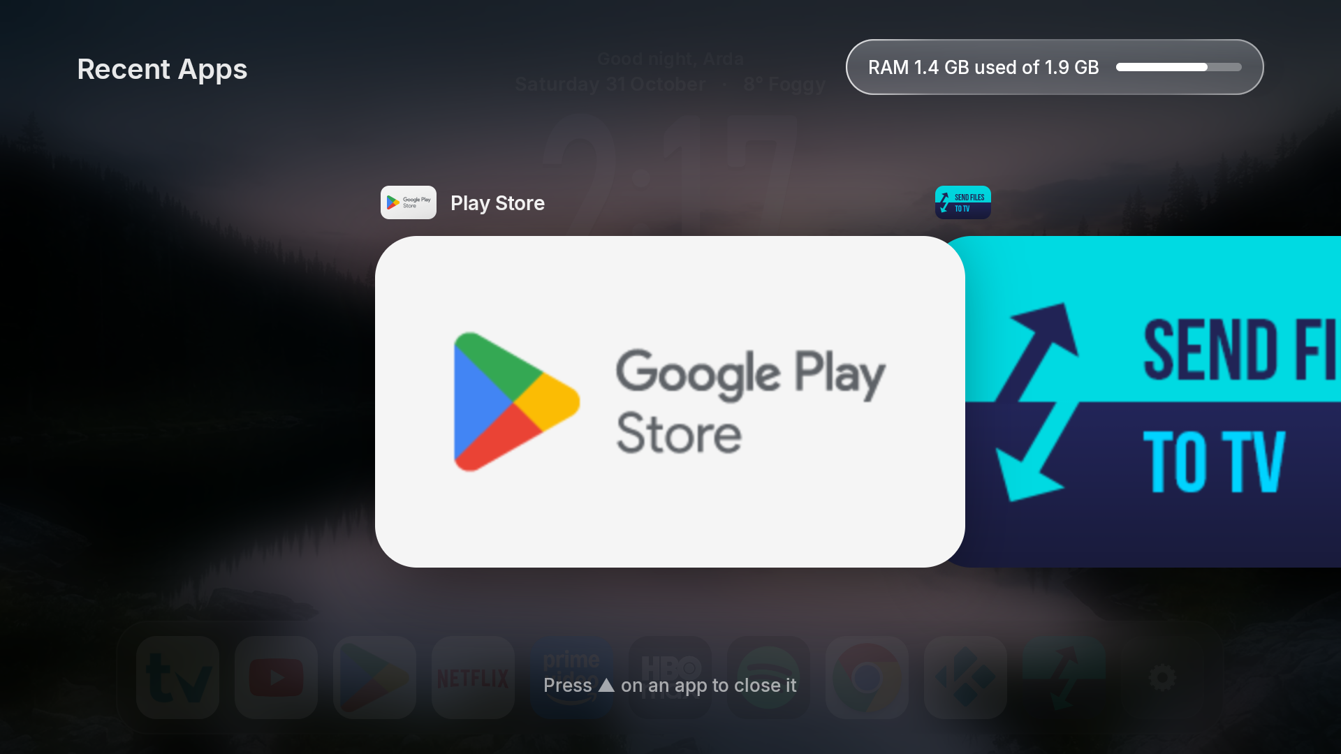 Recent Apps Switcher