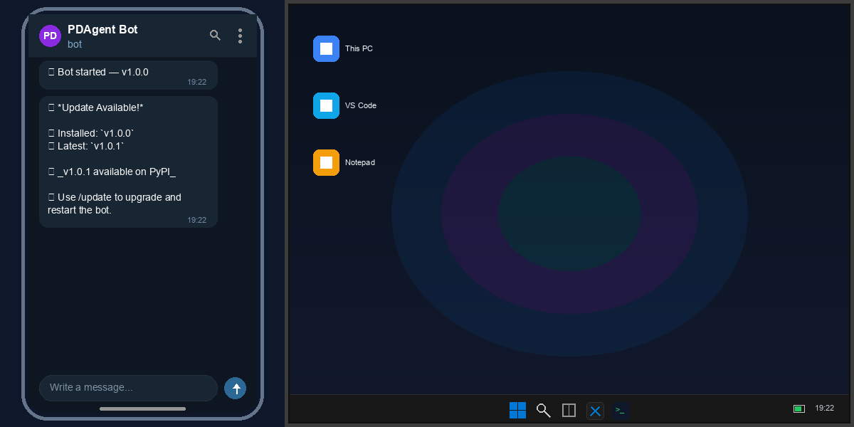 Pocket Desk Agent demo