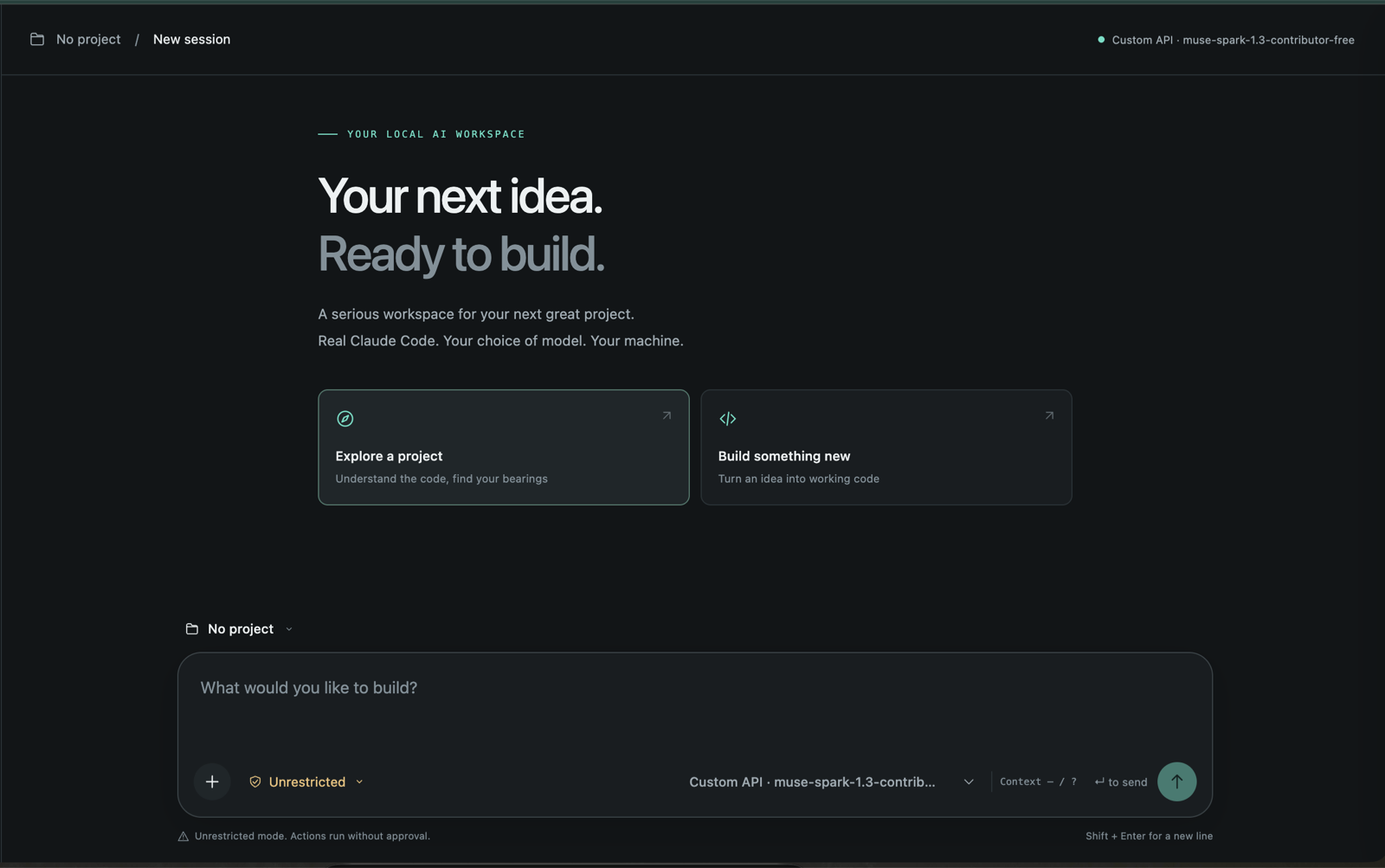 ClaudeCode-Portable Studio dashboard