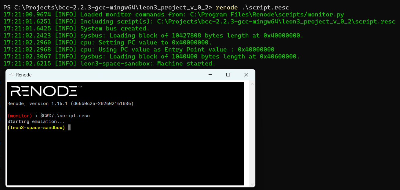 LEON3 Remode Emulations screenshot