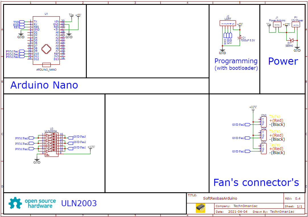 Schematic with ArduinoNano
