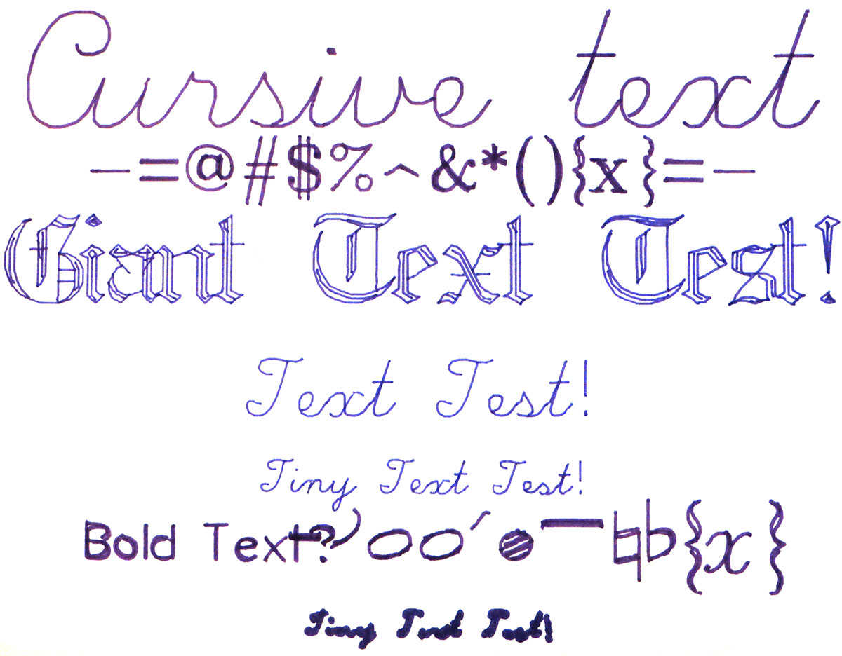 Example Text Mode