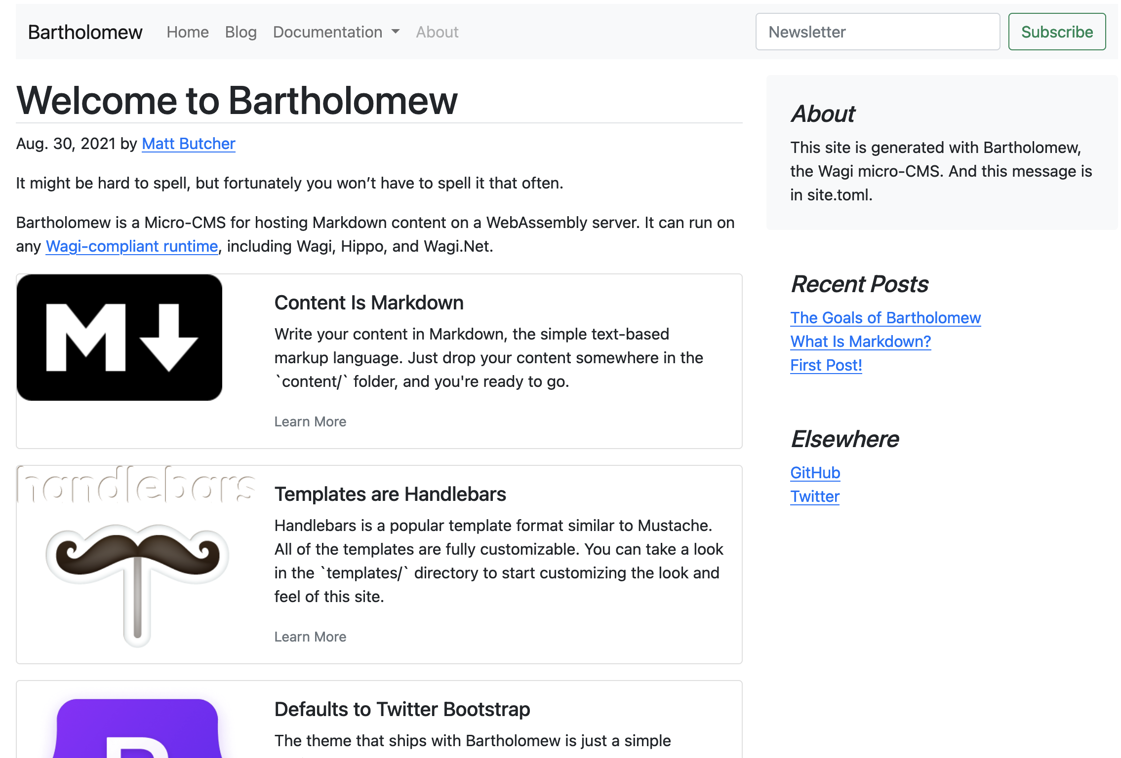 Bartholomew screenshot