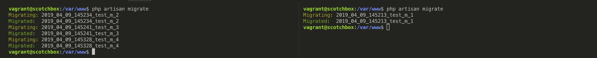 Laravel Migration Pipeline