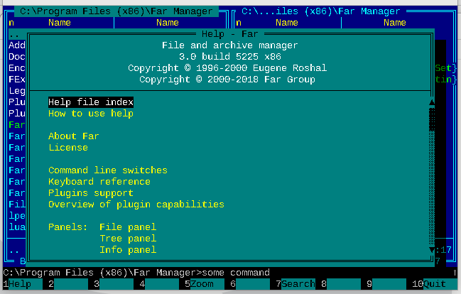 Far Manager Help