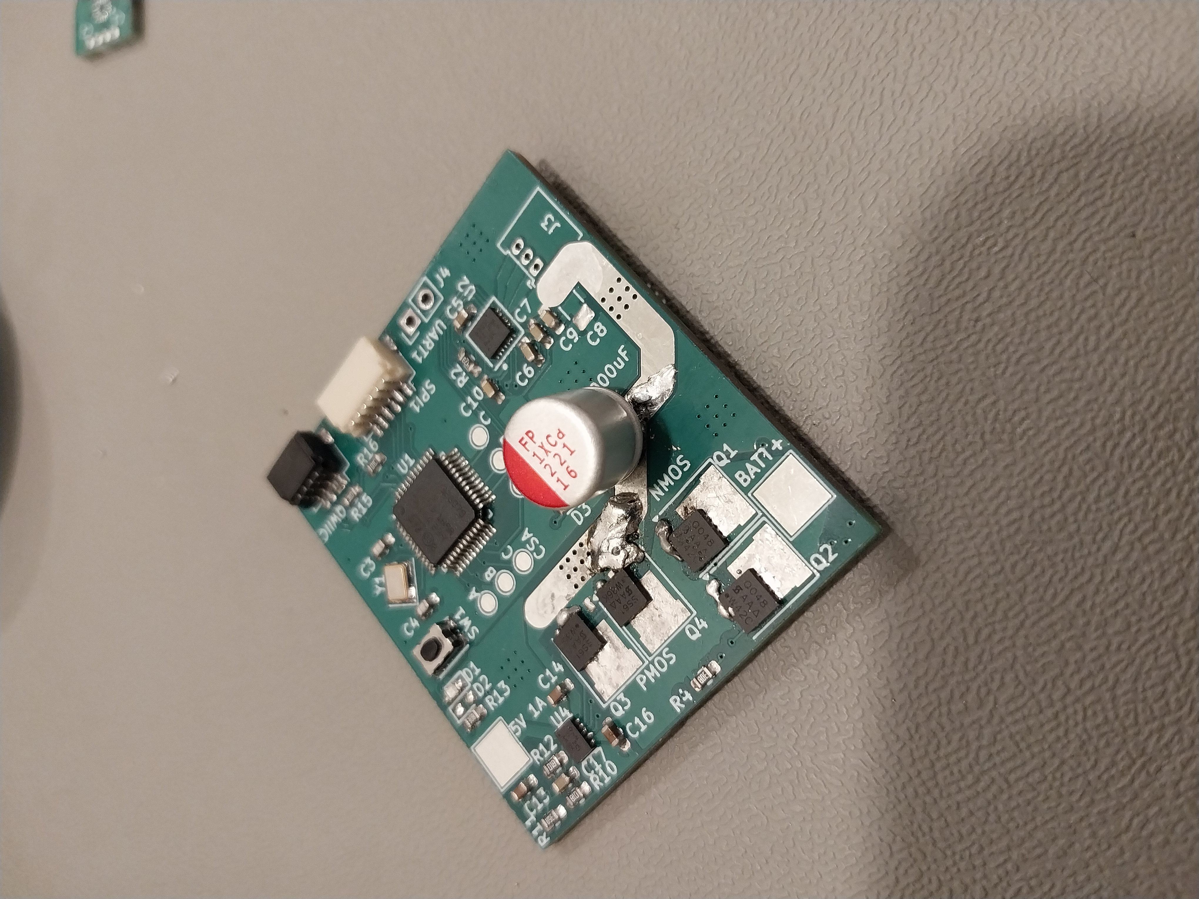 Esp32-s3 single motor & battery controller, from the project README
