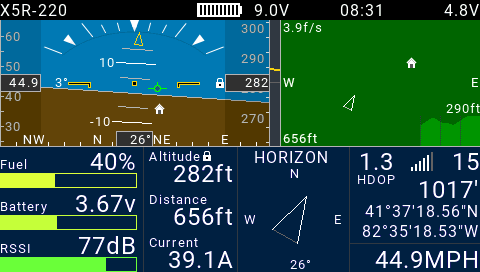 View on Horus transmitters sample