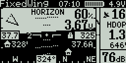 Pilot view on Q X7, X-Lite & Jumper T12 sample