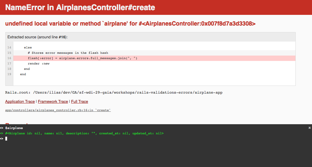 rails console