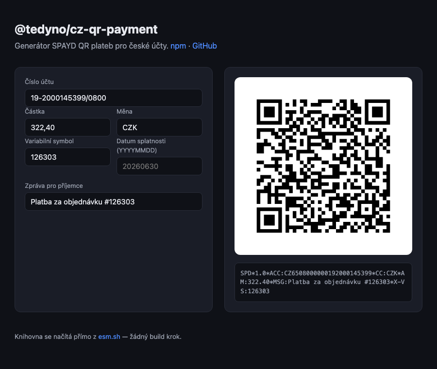 qrplatba demo