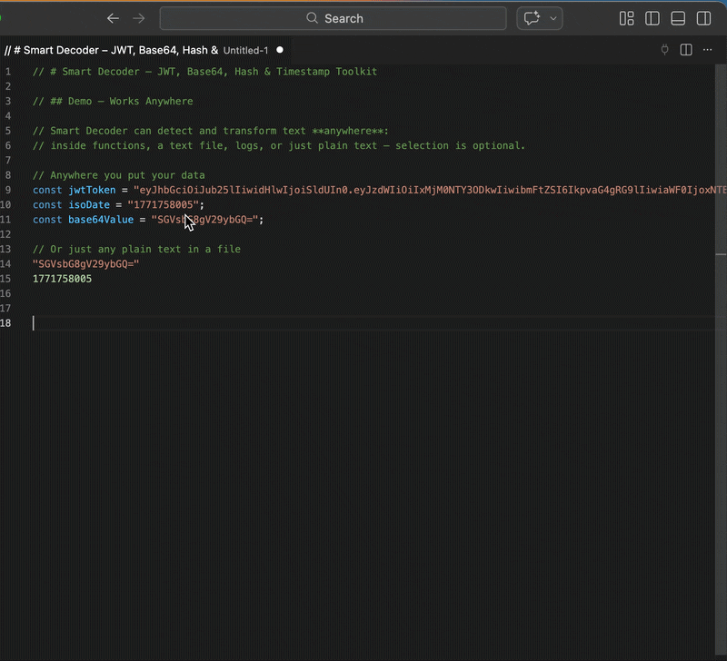 Smart Decoder Quick Pick