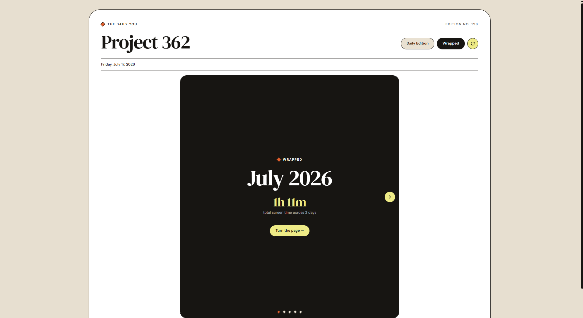 Project 362 Widget