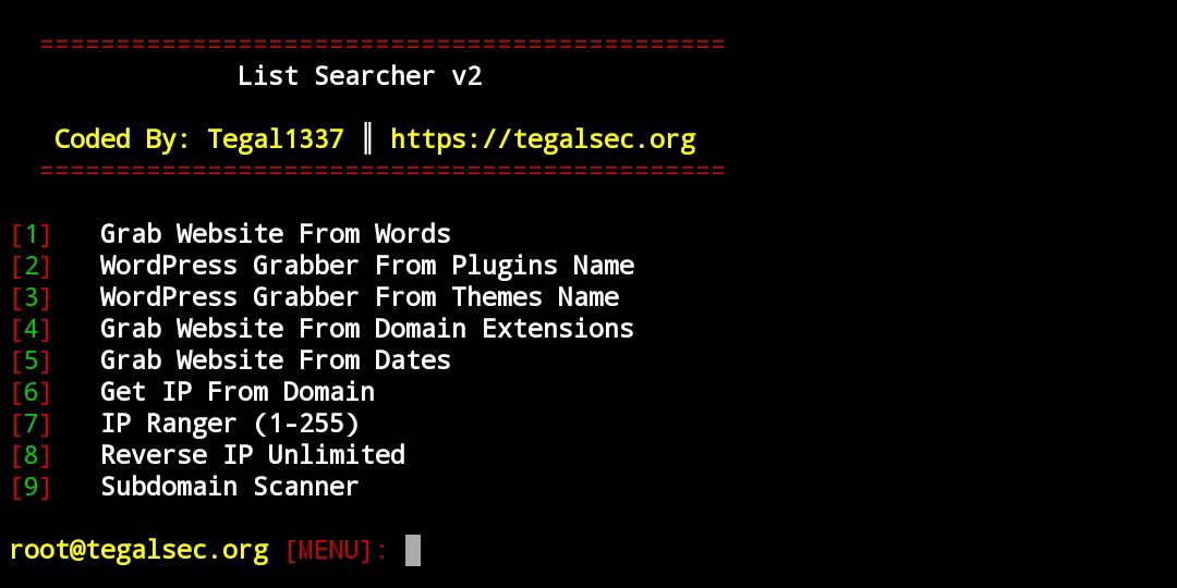 GitHub - tegal1337/ListSearcher