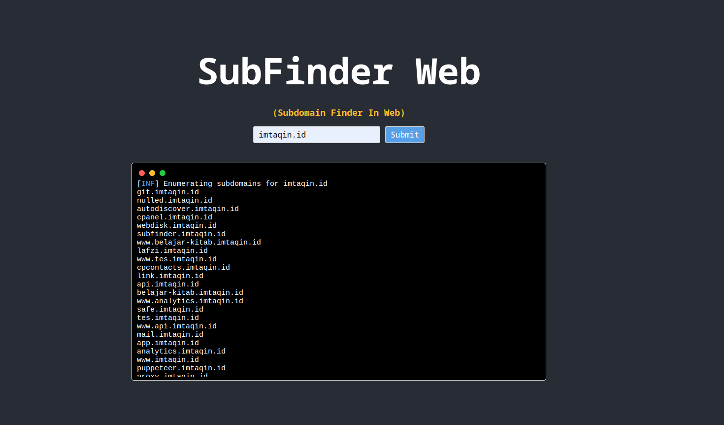 SubFinder Preview