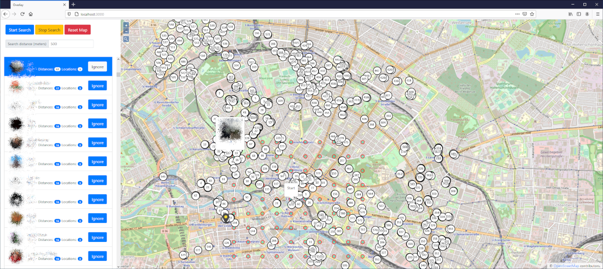 Telegram Nearby Map Screenshot