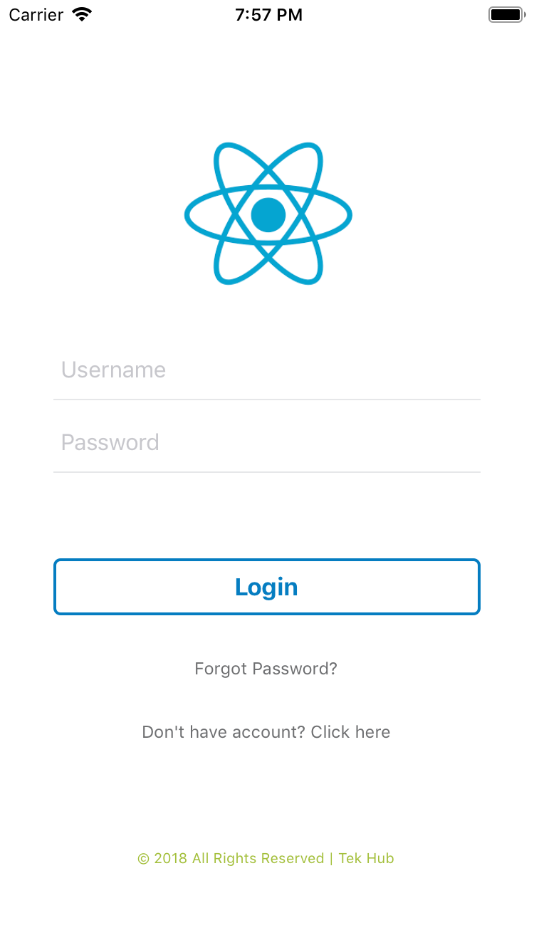 GitHub - tekhubapps/RN-SampleDesign: This repo contains sample React ...